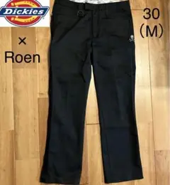 【複数割】Dickies ROEN ワークパンツ フルレングス 黒 30 M