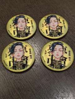 東京リベンジャーズ マットメタリック缶バッジ 九井一 ココ×4