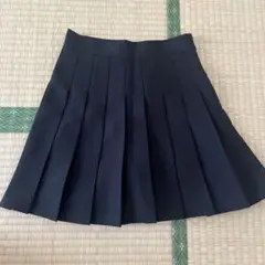 黒 プリーツミニスカート