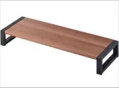 キングジム 木製デスクボード ロング・ロータイプ 幅600mm WD600L　茶