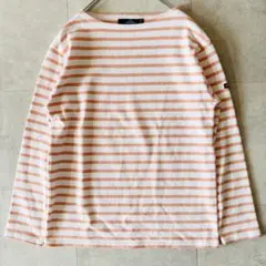 美品 T1 オレンジ Saint James バスクシャツ ウェッソン ボーダー
