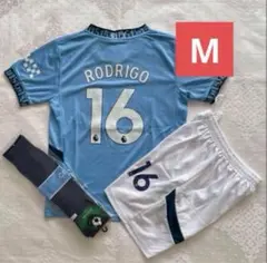 【Mサイズ】ロドリ Man.City 24-25シーズンホーム　３点セット