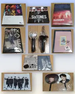 【SixTONES LIVE映像付き】 グッズセット 大量まとめ売り