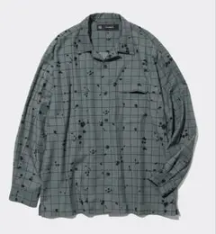 【極美品】GUxUNDERCOVER 長袖シャツLシアーオーバーサイズシャツ