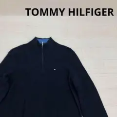 TOMMY HILFIGER トミーヒルフィガー ハーフジップコットンニット