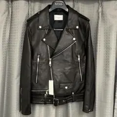 sandro カーフレザースエードコンビ バイカージャケット ダブルライダース 手数料安い sandro ダブル バイカージャケット カーフレザー