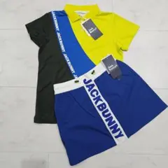 新品【サイズ1】ジャックバニー レディースウェア 上下セットアップ 半袖 シャツ