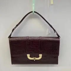 クロコダイル クラッチバッグ ハンドバッグ ヴィンテージ ビンテージ レトロ