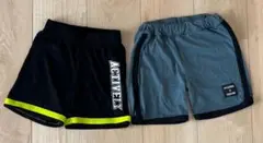 キッズ用　ハーフパンツ 2着セット