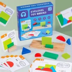 【boxなし】3D木製立体パズル 空間認知能力 知育玩具 モンテッソーリ