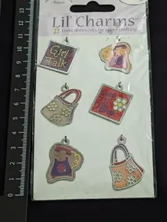 Lil' Charms 6個セット スクラップブック用