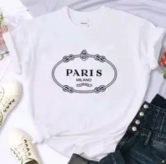 【新品未使用】PARIS MIRANO Tシャツ ホワイト