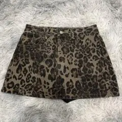 ヒョウ柄 ミニスカート