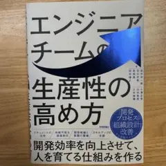 エンジニアチームの生産性の高め方 ～開発効率を向上させて、人を育てる仕組みを作る