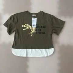SHOO・LA・RUE 恐竜プリント Tシャツ 130