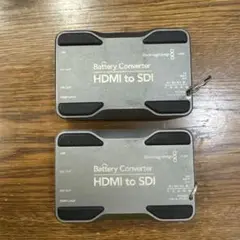 Battery Converter HDMI to SDI 2台【ジャンク】
