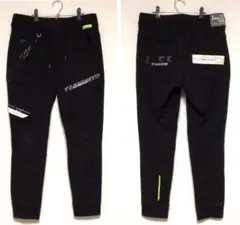 アイズフロンティア ストレッチ カーゴパンツ ジョガーパンツ 黒 L