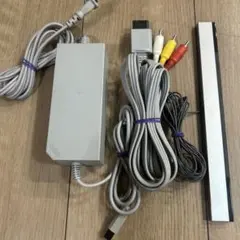 任天堂 Wii ACアダプター　三色ケーブル　センサーバー　純正品　動作確認済①