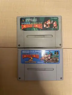 スーパーファミコン　スーパードンキーコング1・2 セット