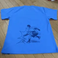 uhlsport ブルー　Tシャツ Ｍサイズ