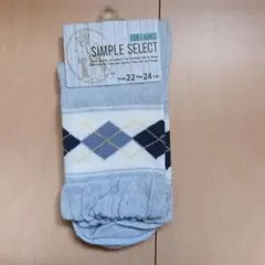 靴下　レディース　ライトブルー　新品タグ付き