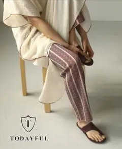 美品●TODAYFUL Jacquard Knit Leggingsトゥデイフル