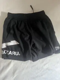 EGOZARU 子供用　ブラックハーフパンツ ロゴ入り
