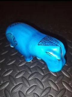 【週末限定セール】エジプト 青カバ 再生の守神 青いカバ ルリカ　ヒッポ 週末セール】エジプト 青カバ 再生の守神 青いカバ ルリカ