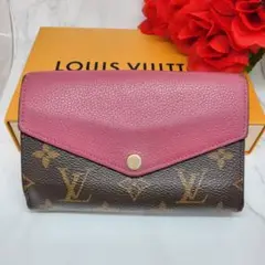【美品】 ルイヴィトン モノグラム ポルトフォイユ パラス 2つ折り財布 財布