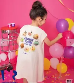 【新品タグ付き】BREEZEアイスクリーム柄ワンピース