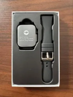 【美品】スマートウォッチ ACアダプター付き通話SOS機能付き大画面 ファミラ