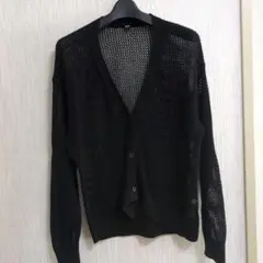 ユニクロ　レディースメッシュカーディガン L