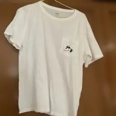 【本日限定セール】 スヌーピー刺繍 半袖Tシャツ PEANUTS UTI