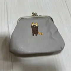がま口財布　アライグマ