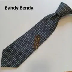 新品　Bandy Bendy ネクタイ 青系 幾何学模様　ニューヨーク制