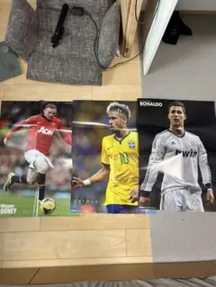 サッカー選手ポスターセット&ファイル