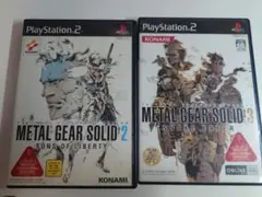 【PS2ソフト】メタルギアソリッド2・3 セット【2本セット】