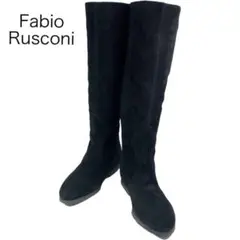 ロングブーツ Fabio Rusconi 黒サイズ35日本サイズ21.5cm相当