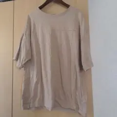 ニコアンド バックプリント ロゴTシャツ