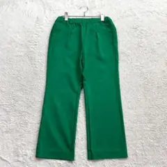 ☆ノップドゥノッド【M】緑 ストレートパンツ ストレッチ 春夏 大人女子