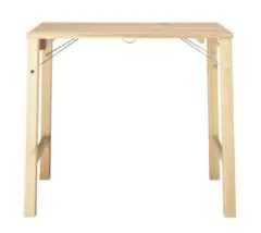 無印良品　パイン材テーブル　折りたたみ式　PINE FOLDING TABLE