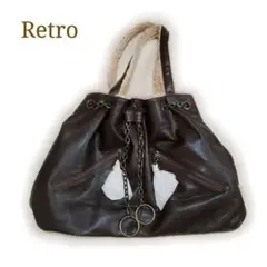 90s レトロ ヴィンテージ デッドストック レザー バッグ