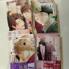 恋する鉄面皮 4冊セット 3-6巻 特典あり