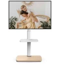 AOKCOS テレビスタンド 32-65インチ対応 耐荷重40kg ホワイト