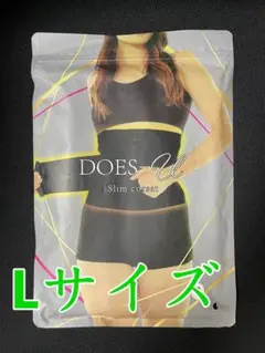 【匿名配送】ダズユー DOES-U スリムコルセット Lサイズ ブラック