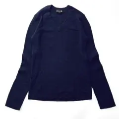 【希少】DRAWER ドゥロワー リブニット カシミヤ ウール リブ