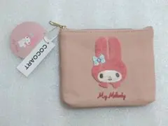 サンリオキャラクターズ ふわふわワッペン ティッシュポーチ マイメロディ