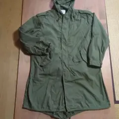 オリーブグリーン ロングモッズコート