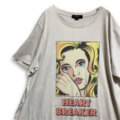 BiBQ アート Tシャツ 古着 ロイリキテンスタイン POP ART H&M