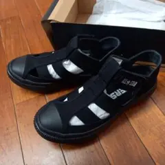 ★コンバース★ スニーカーサンダル ブラック 23.5cm